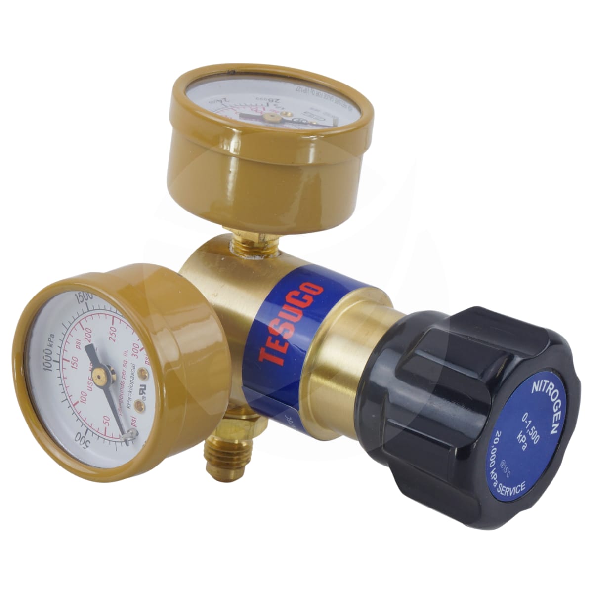 NITROGEN REGULATOR, SUITS DISPOSABLE CYLINDERS